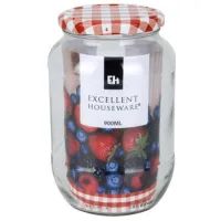 Weckpot 900 ML met schroefdeksel